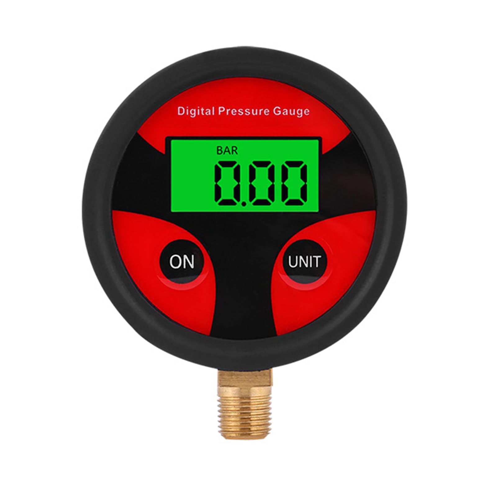 lerwliop Auto Reifen Manometer Zifferblatt für Präzisionsmessung, ABS LCD Hintergrundbeleuchtung, LED Digital Reifen Manometer, Luftdruckmessgerät von lerwliop