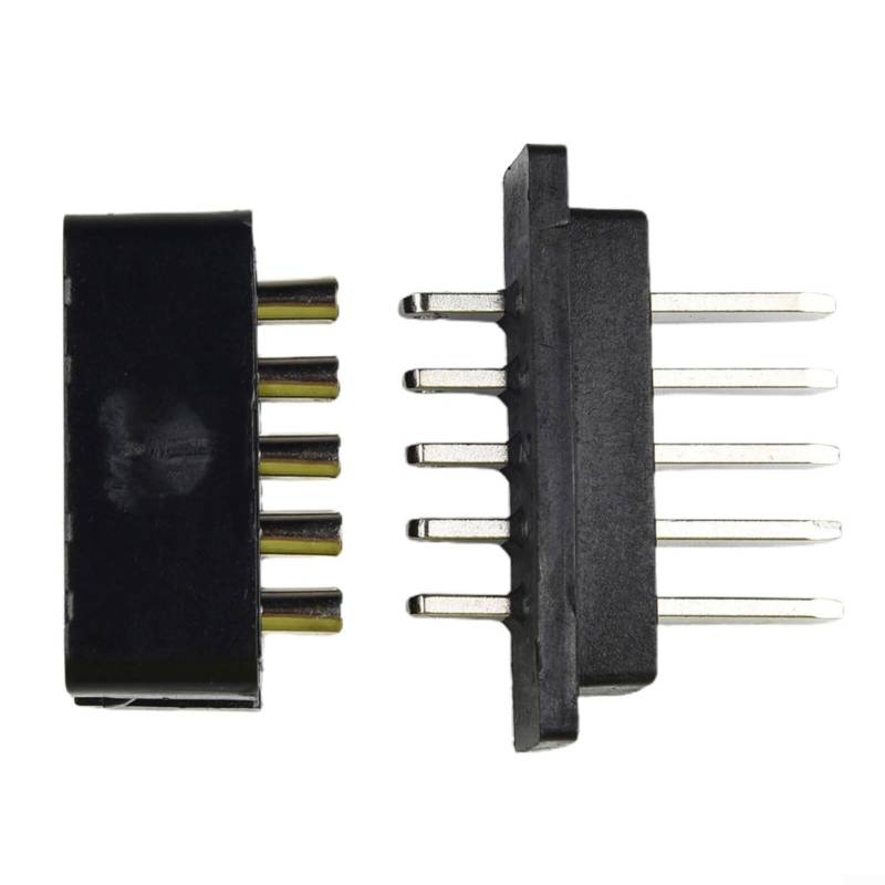 lerwliop Entladungsanschlussstecker 5 Pins Männlich Weiblich Für Hailong EBike Batterie Basis Batterie Power Box Entladungsanschluss 4 Pins, 5 polig von lerwliop