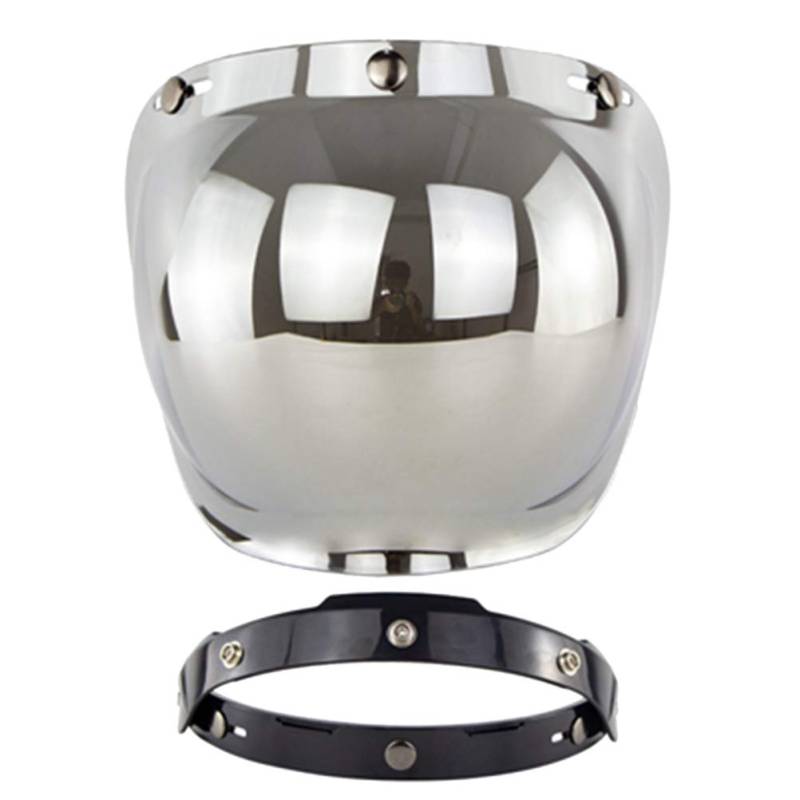 letaofang Offenes Gesicht Helm Visier Motorrad Helm Bubble Visier Bubble Shield Motorrad Helme Zubehör von letaofang