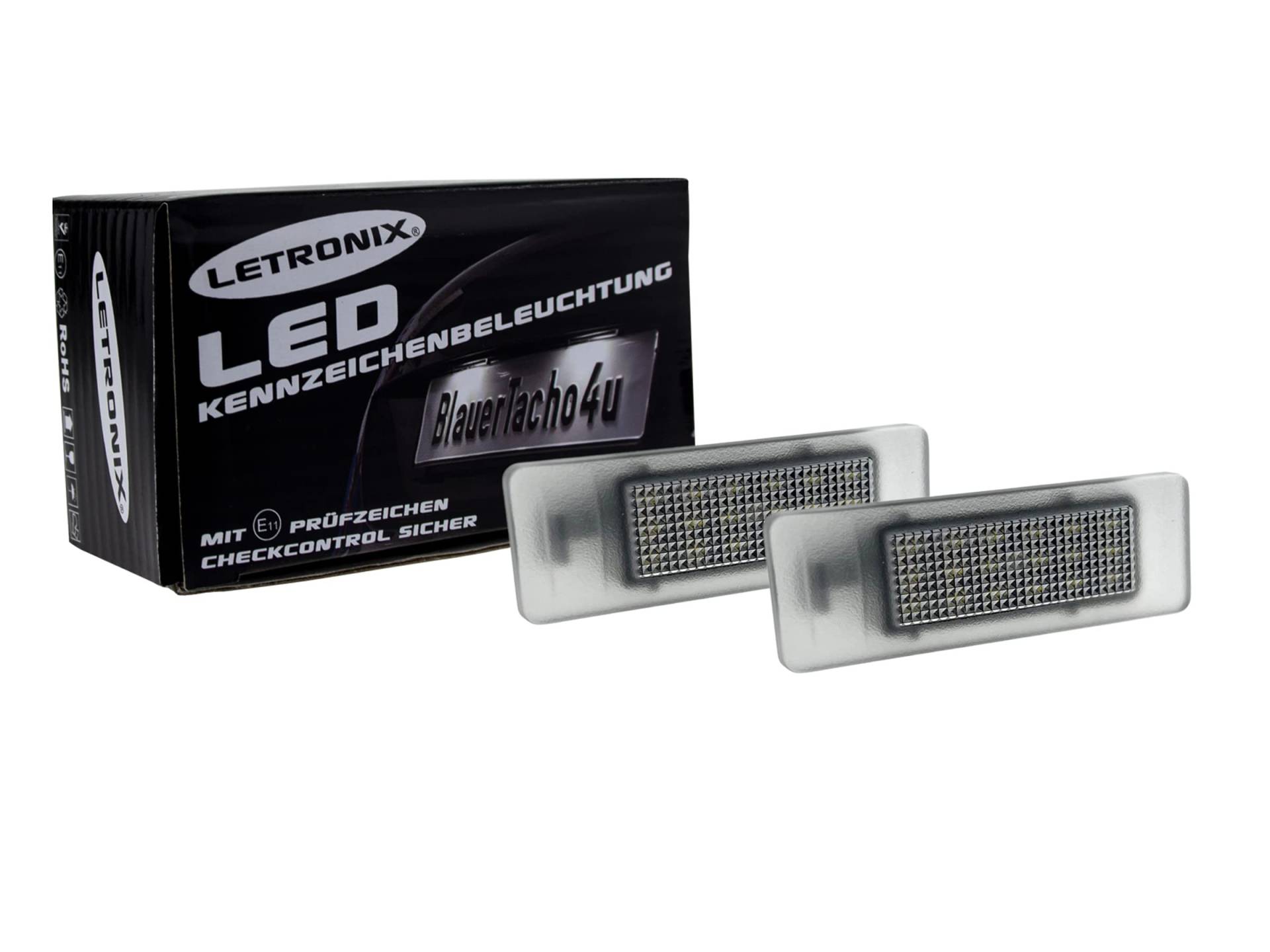 letronix SMD LED Kennzeichenbeleuchtung Nummernschildbeleuchtung Module mit E-Prüfzeichen von letronix