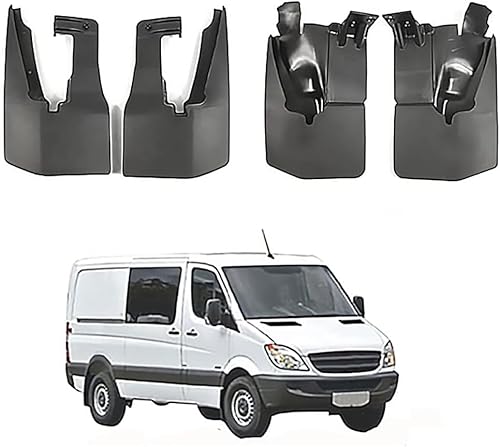 likaini Auto Schmutzfänger Für Mercedes Sprinter W906 Crafter 2006-2017,Langlebiges Kratzfestes Kotflügel Auto Styling Zubehör von likaini