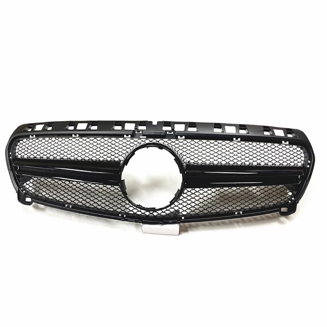 likaini Radiator Kühlergrille Mittelnetz Frontstoßstangengrill Verkleidung Für Benz A Class W176 A200 A180 A250 2013-2015,A/All-Black von likaini