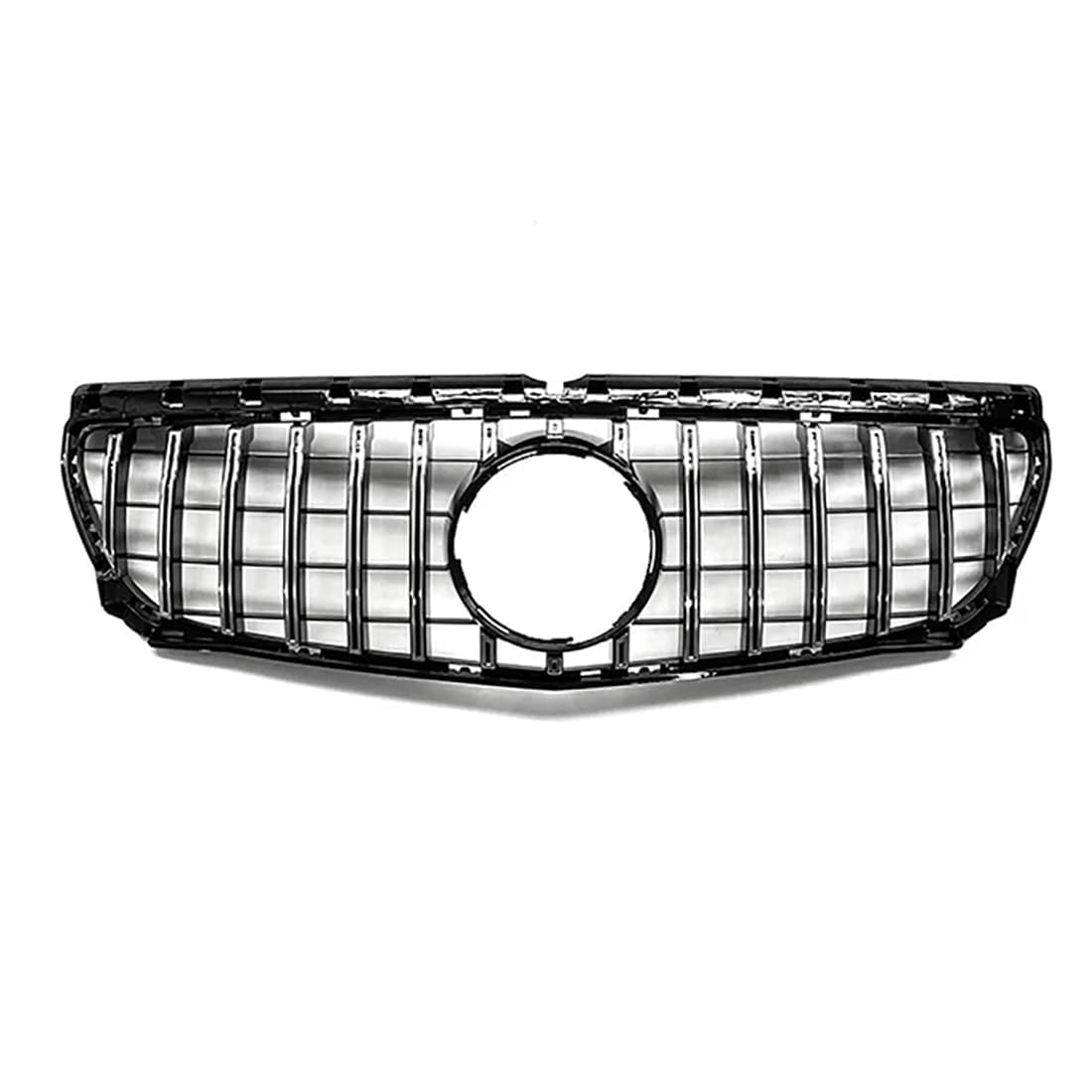 likaini Radiator Kühlergrille Mittelnetz Frontstoßstangengrill Verkleidung Für Benz B Class B180 B250 W246 2012-2014,B/Black-Sliver von likaini