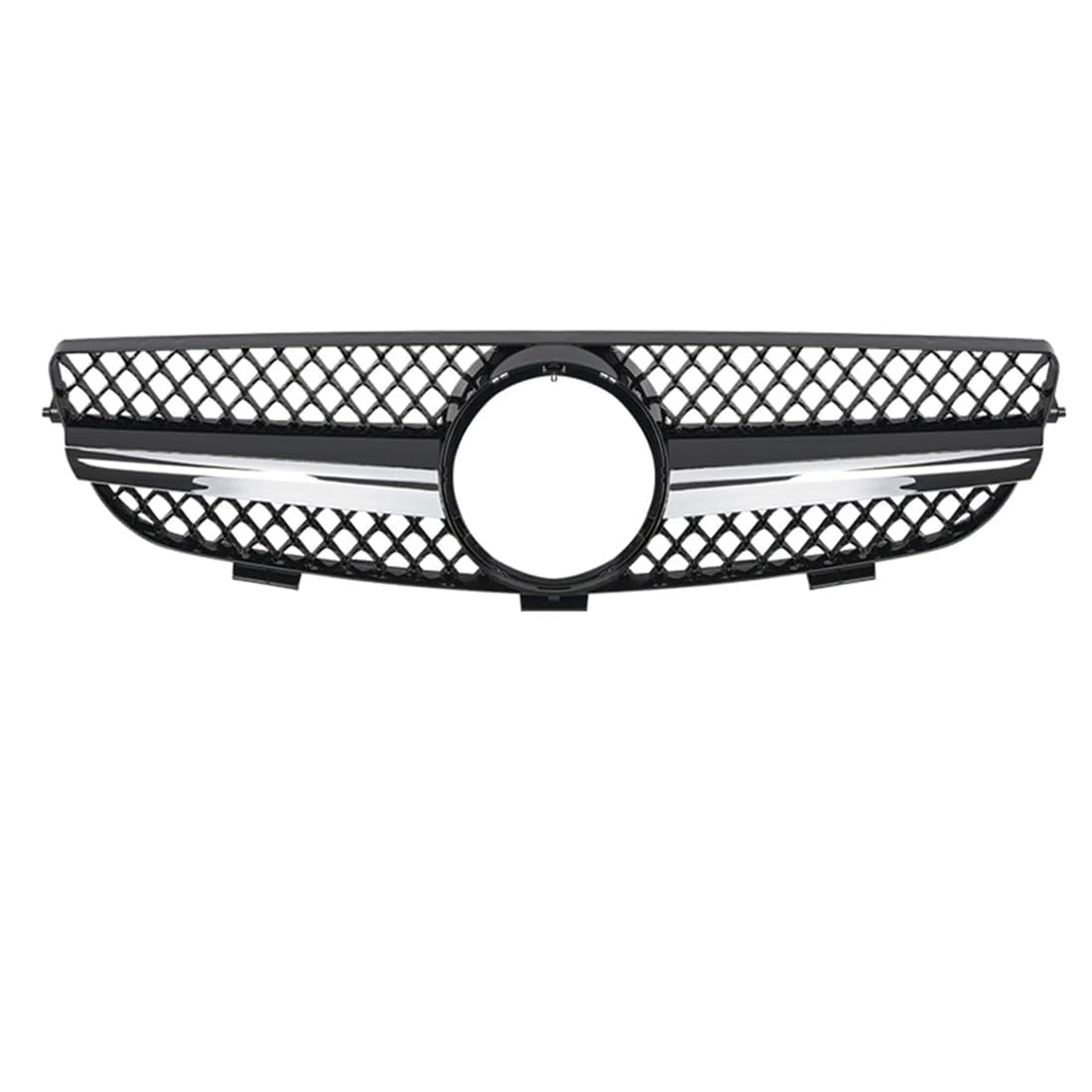 likaini Radiator Kühlergrille Mittelnetz Frontstoßstangengrill Verkleidung Für Benz CLK W209 CLK63 CLK550 CLK320 2003-2009 von likaini