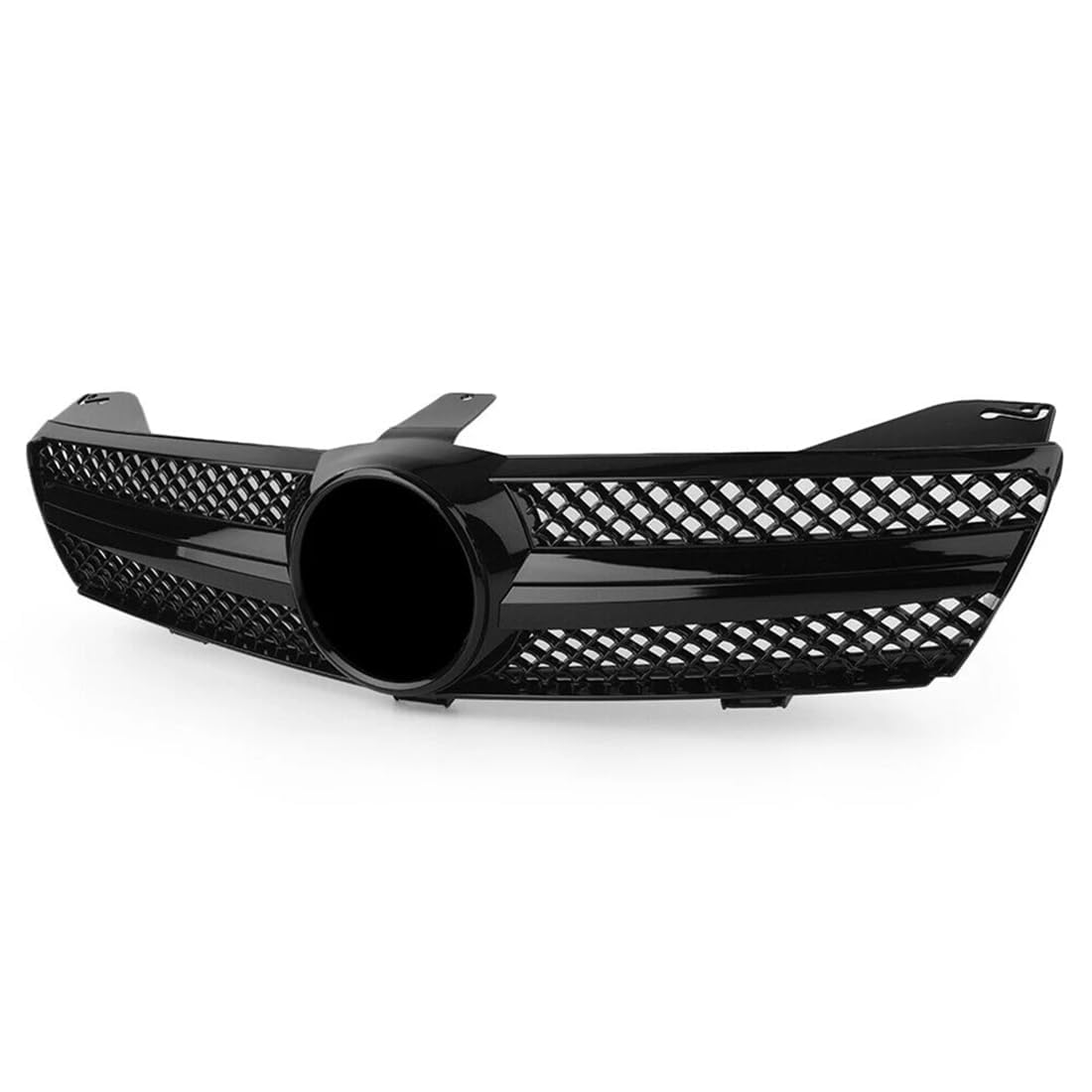 likaini Radiator Kühlergrille Mittelnetz Frontstoßstangengrill Verkleidung Für Benz CLS Class W219 CLS350/500/550 /55/63 2005-2008,A/All-Black von likaini