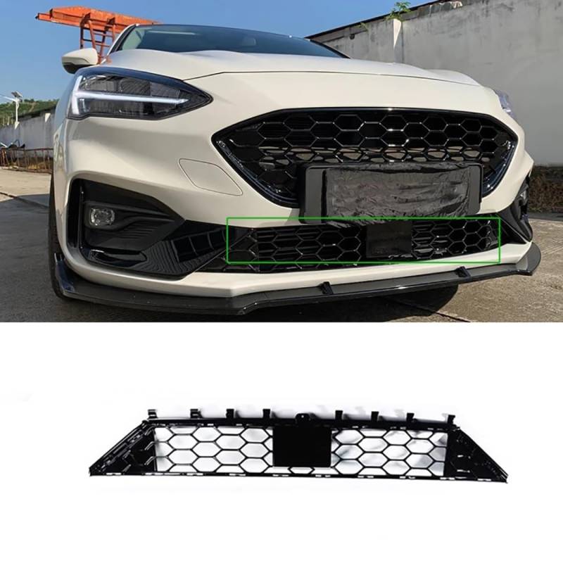 likaini Radiator Kühlergrille Mittelnetz Frontstoßstangengrill Verkleidung Für Focus ST ST-Line 2019 2020 2021 MK4,A/A Style von likaini