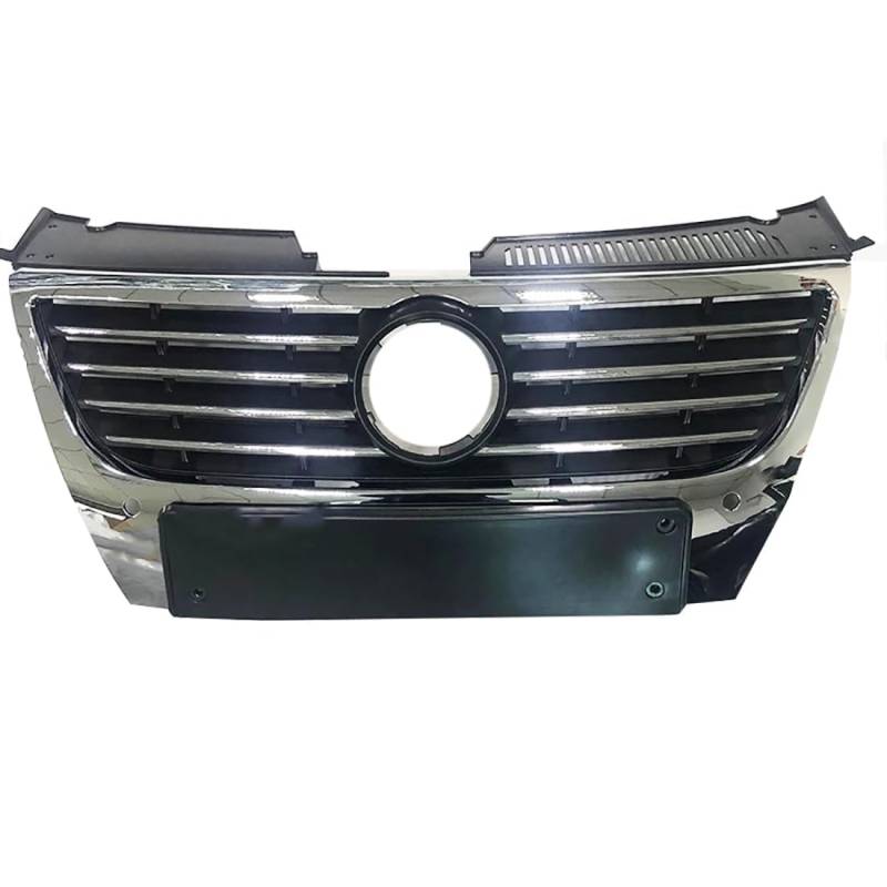 likaini Radiator Kühlergrille Mittelnetz Frontstoßstangengrill Verkleidung Für VW Passat B6 Sedan 2005-2011,A/A Style von likaini