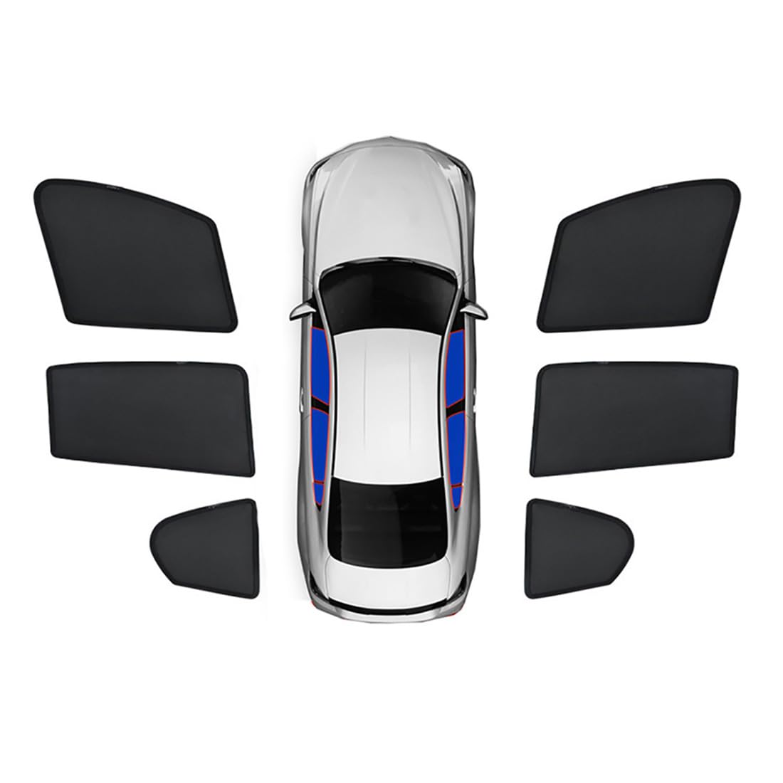 Auto-Seitenfenster-Sonnenschutz für Mazda CX-5 CX5 KF 2018-2024, Sonnenschutz für Den Sommer, Komplettset mit Magnetischen Vorhängen,Black-Black-6pcs Auto-Seitenfenster-Sonnenschutz für Mazda CX-5 CX5 KF 2018-2024, Sonnenschutz für Den Sommer, Komplettset mit Magnetischen Vorhängen,Black-Black-6pcs von ljxwzh