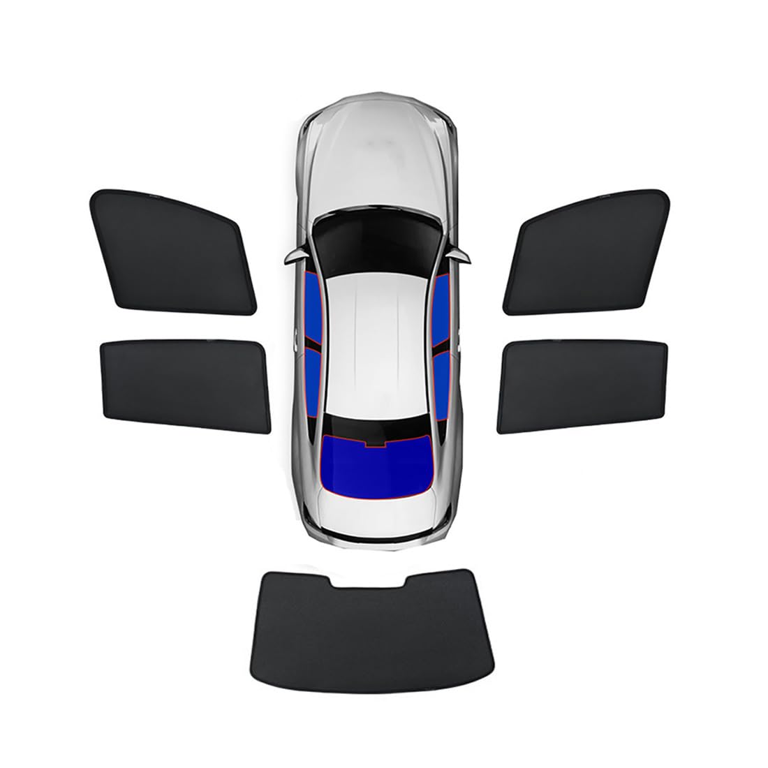 Auto-Seitenfenster-Sonnenschutz für Mitsubishi Eclipse Cross GK 2017-2023 2024, Sonnenschutz für Den Sommer, Komplettset mit Magnetischen Vorhängen,Black-Black-5pcs Auto-Seitenfenster-Sonnenschutz für Mitsubishi Eclipse Cross GK 2017-2023 2024, Sonnenschutz für Den Sommer, Komplettset mit Magnetischen Vorhängen,Black-Black-5pcs von ljxwzh