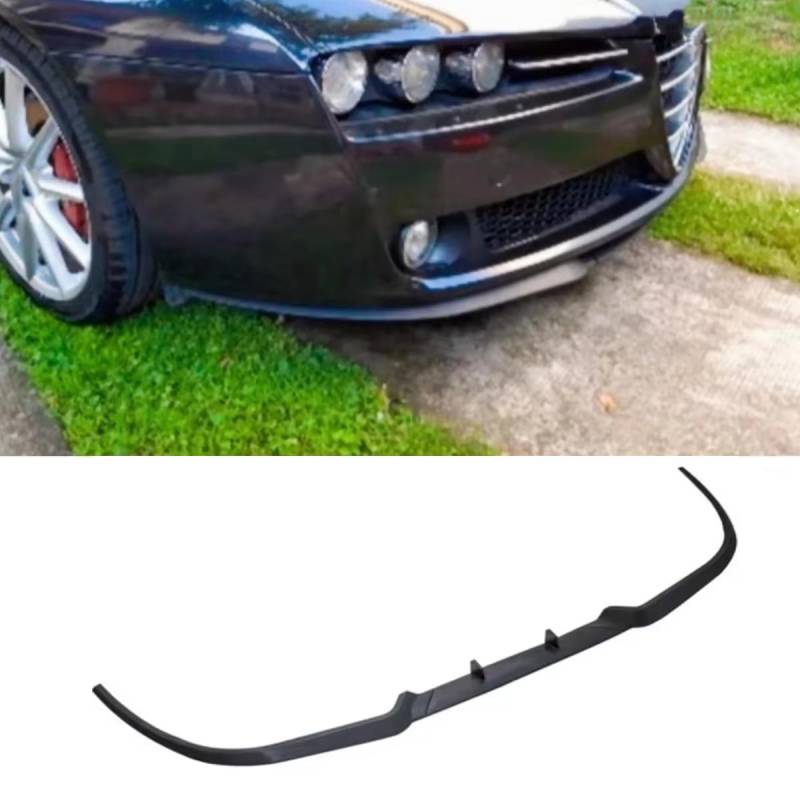 Spoilerlippe für Frontstoßstange für Alfa Romeo 159, Stoßstangen-Kinnsplitter-Lippendiffusor, ABS-Material,A-Black von ljxwzh