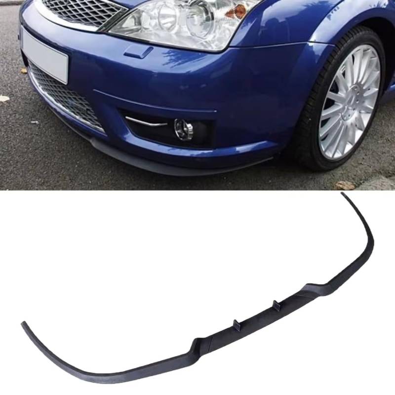 Spoilerlippe für Frontstoßstange für Ford Mondeo MK3 Sedan SW, Stoßstangen-Kinnsplitter-Lippendiffusor, ABS-Material,A-Black von ljxwzh