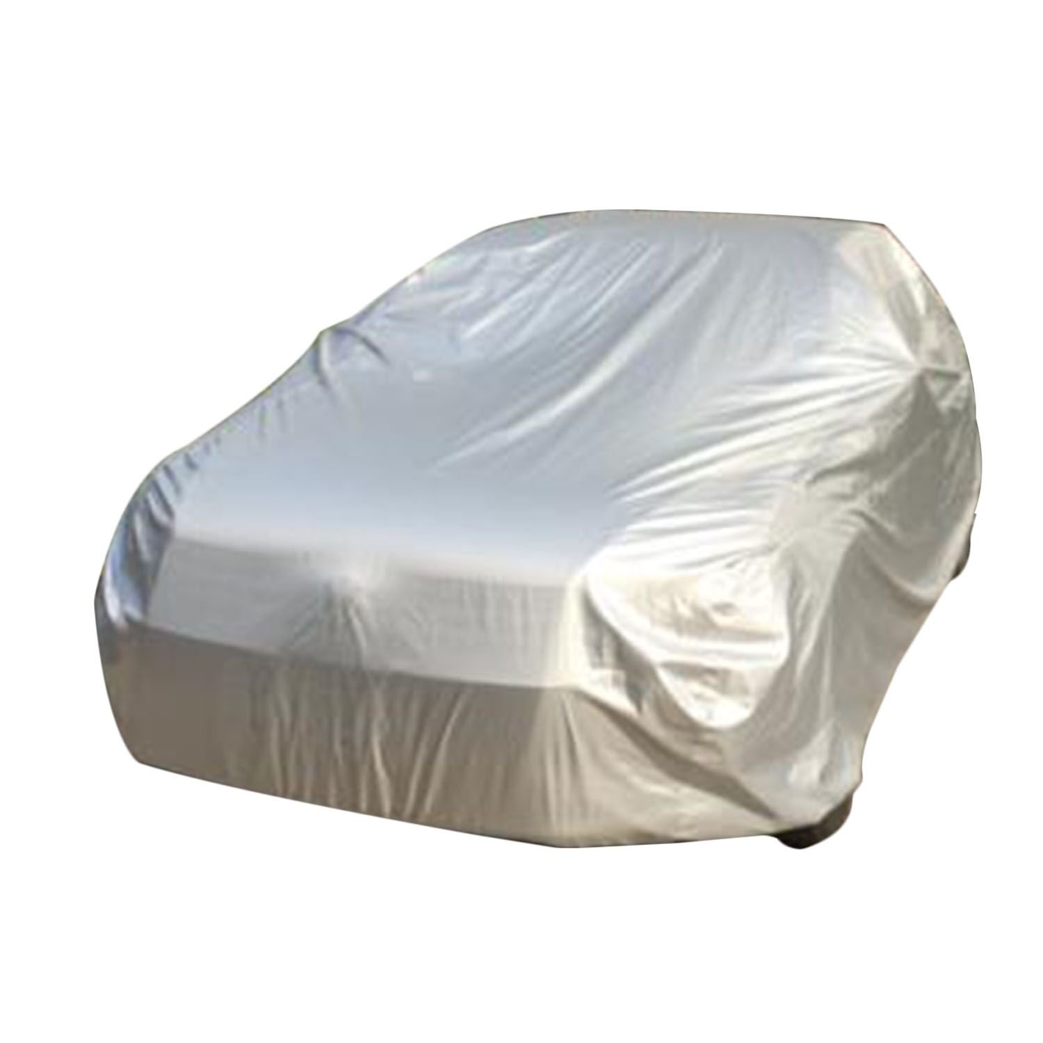 logei® Autogarage Ganzgarage Abdeckung Garage Abdeckplane Autoplane wasserdicht spezielles Cover für Rückspiegel gut Qualität L, 480 x 175 x 120cm, silber von logei