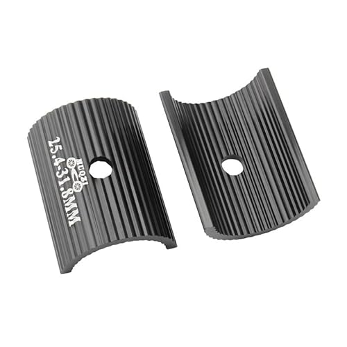 Lohill Fahrradlenker Shim Spacer,Bike Vorbau Shims, Universal Fahrrad Lenker Adapter Unterlegscheiben Aluminiumlegierung, Lenkerhülse 25.4 auf 31.8 mm, Lenkerschaft-Reduzierstück von lohill