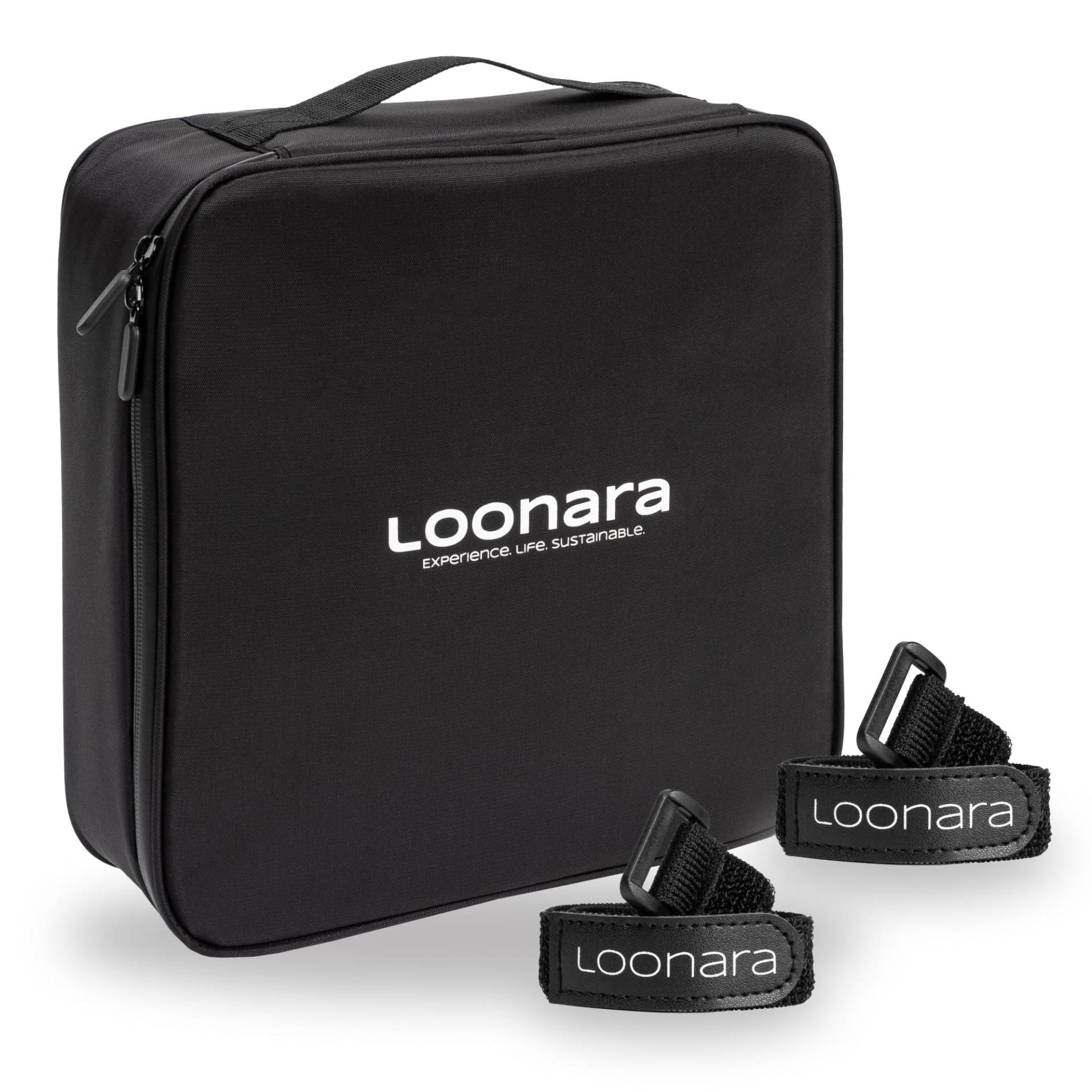 loonara Ladekabel Tasche Elektroauto rutschfest - Kabeltasche für E-Auto Tasche Kofferraum ideal für Camping und Verlängerungskabel - verstaue Gadgets Technik mit Kabel Aufbewahrungsbox im Kofferraum von loonara