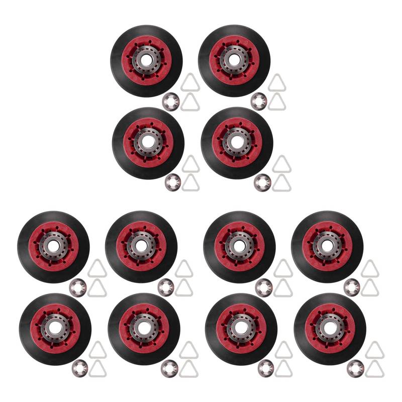 loveless 12 Stücke 8536974 Trockner Trommel Roller Fit für, Ersetzt 8536974, 8536973, W10314171 von loveless