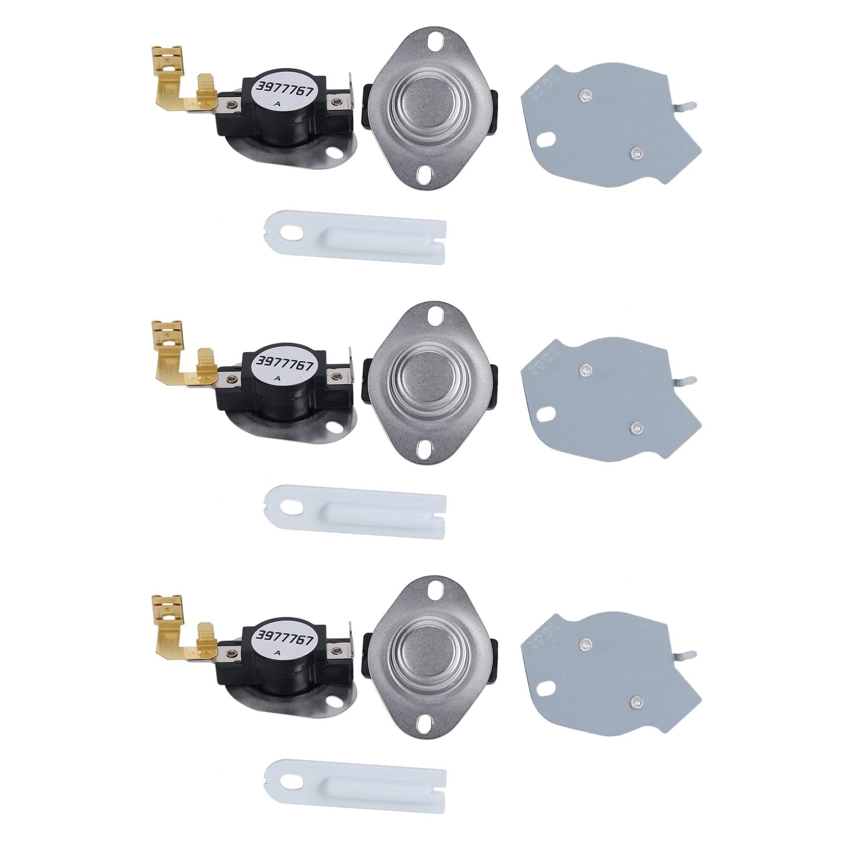 loveless 12x Trockner Kit 3387134 Hochgrenz Thermostat 3392519 Thermische Sicherung des Trockners 3977393 von loveless