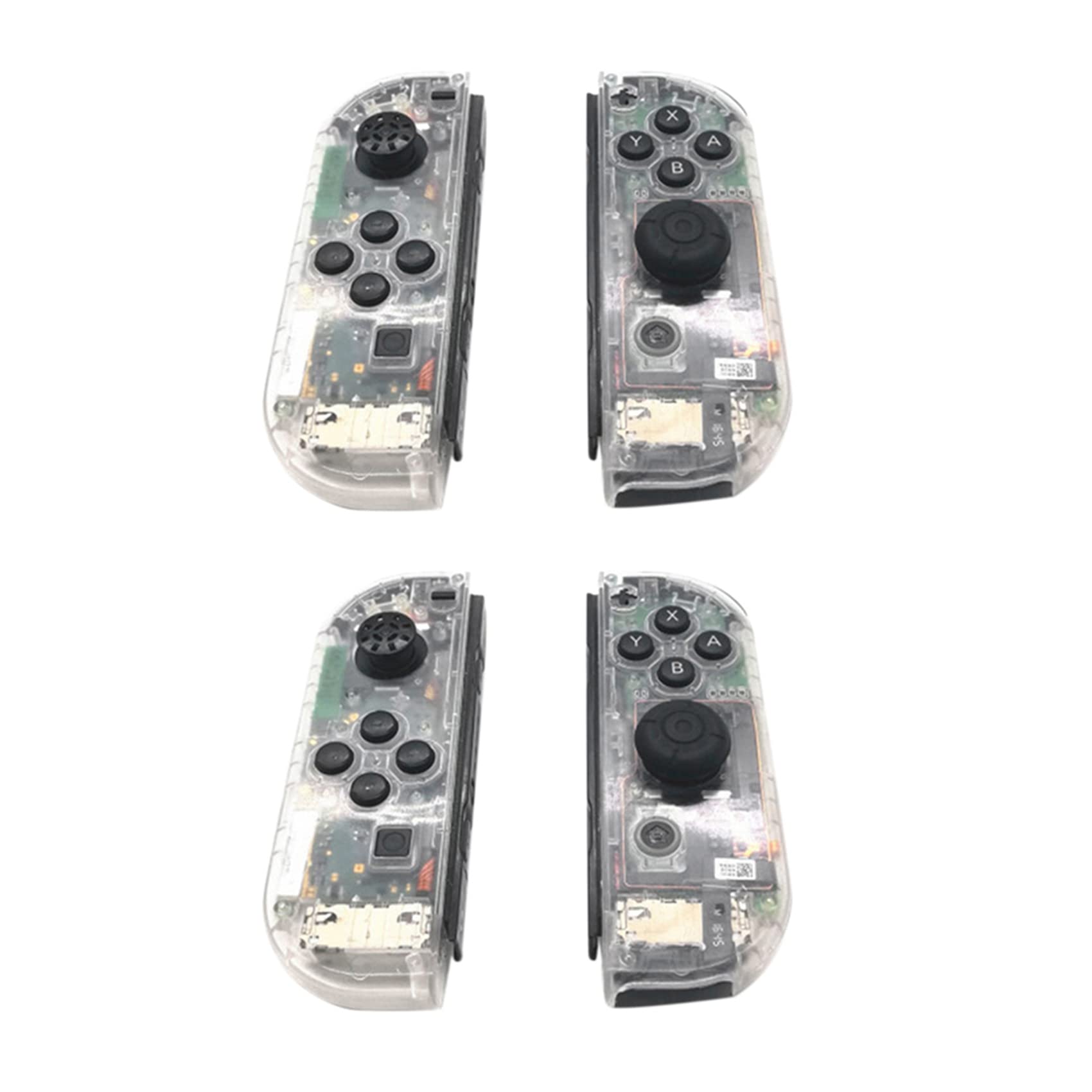 loveless 2X Gehäuse Schale Transparenter Gehäuse Deckel für Nintend Switch NS Controller von loveless