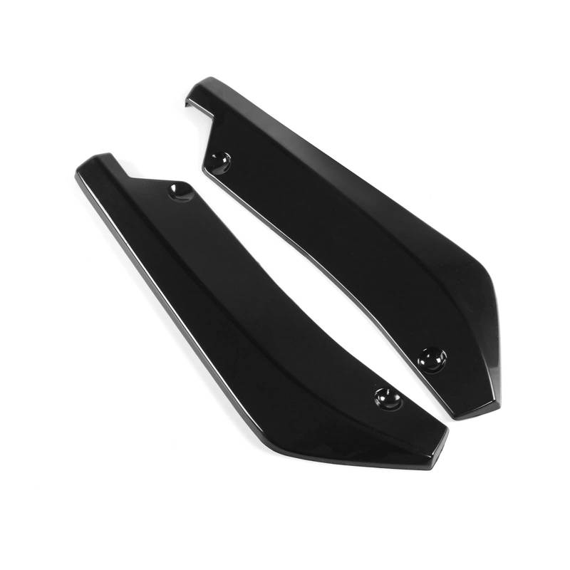 Fender Ein Paar Universal Auto Heckstoßstange Lippe Diffusor Splitter Canard Winkel Seitenschweller Verlängerung Stoßstange Spoiler Dekorativer Schutz(Carbon Fiber Look) von luoliang