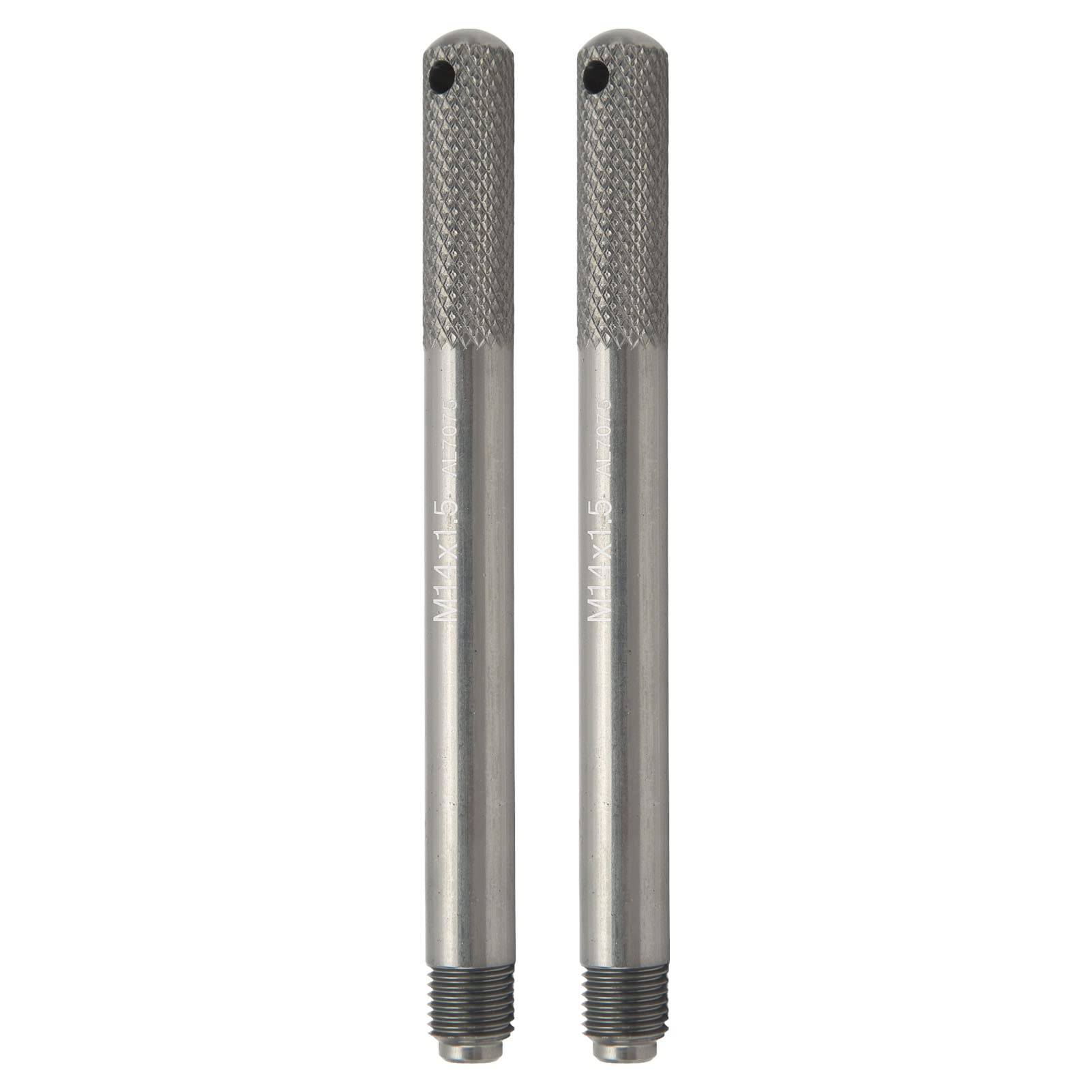 lvifloae 2Pcs Radbolzen Ausrichtung Guide Tool M14 x P1,5 Radbolzen Pilot Pin Radmontage Führung, Radausrichtung Pin Radaufhänger Pin Set Rim Stud Pin Guide Tool für Auto-Reifen-Re (M14*1,5) von lvifloae