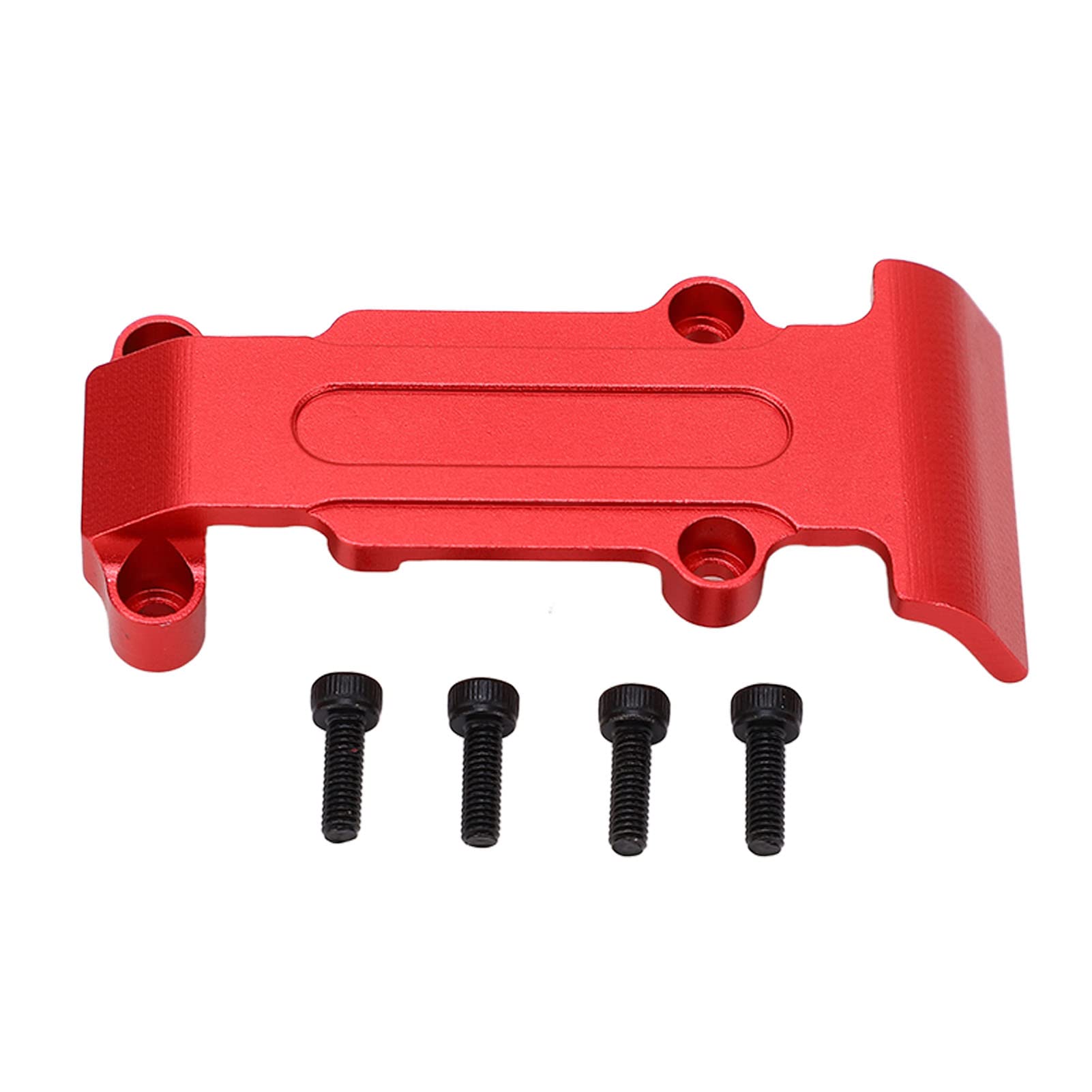 lvifloae Aluminiumlegierung Heck -Skid -Platten -Ersatz -Zubehör für Traxxas e revo vxl 1/16 RC -Auto -Upgrade Teile Exquisite Arbeit für Outdoor -Spiele (Red) von lvifloae