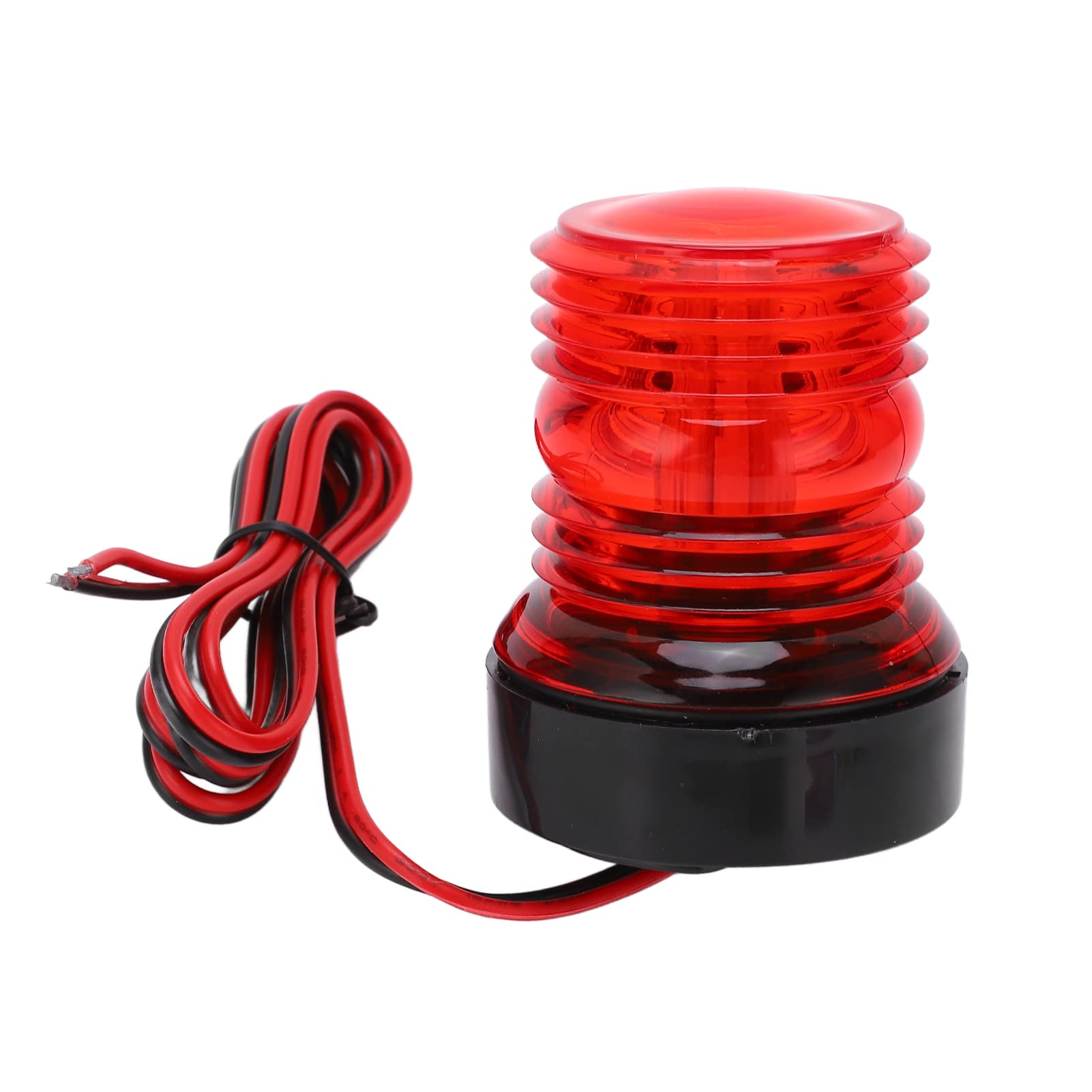 lvifloae Boot LED -Navigation Licht 360 ° Allround Anker Licht Marine Heck hellrot rotes Licht Ankersignal Mastlicht zum Segeln (DC 12 V bis 24 V) von lvifloae