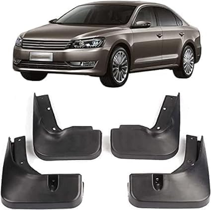 4 Stück Auto Schmutzfänger für VW Passat B7 2011-2015, Vorne Hinten Räder Kotflügel Dustproof Kratzfest Spritzschutz Schutzbleche, Vollschutz AutozubehöR von lvjiena