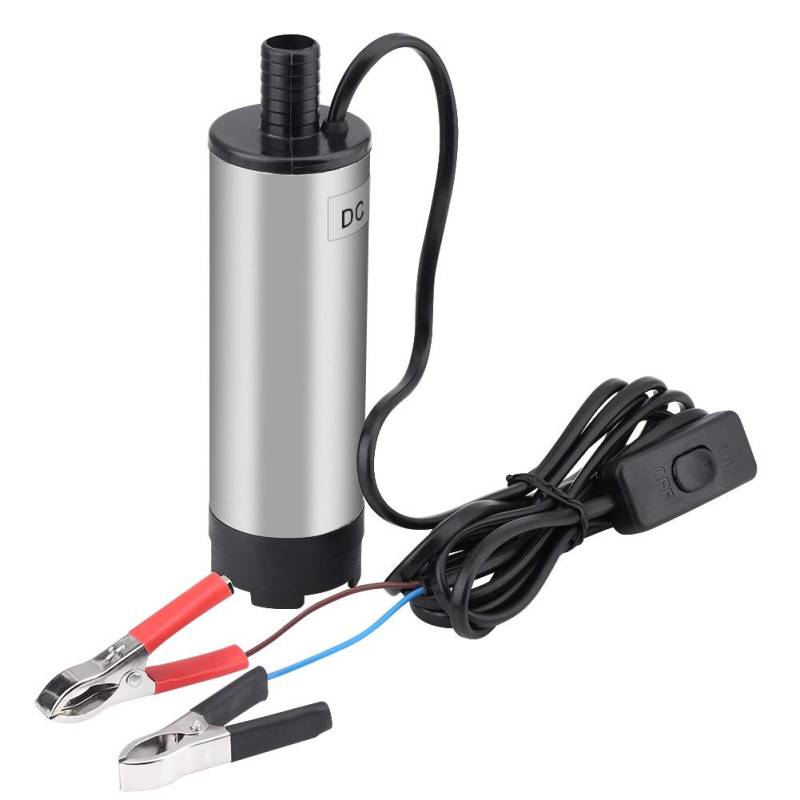 30L/min Kraftstoffförderpumpe 12V Transferpumpe Edelstahl -Öl Wasser Heizöl Pumpe für Auto, KFZ und Boot von lyrlody