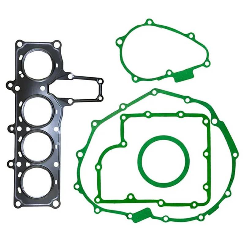 1 Satz Motorrad-Motor-Starter-Abdeckungsdichtung und Zylinderkopfdichtungen, kompatibel mit CBR250R Hornet250 MC19 CBR250RR MC22 MC17 von mGFWZK