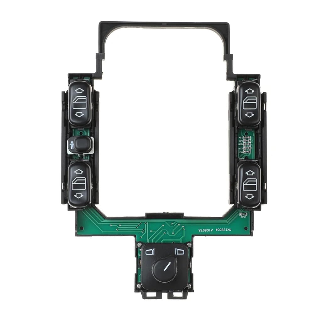 Hauptschalter Kompatibel mit elektrische Fensterheber und Spiegel Kompatibel mit Modelle W210 W202 E320 E300 2108200110 von mGFWZK