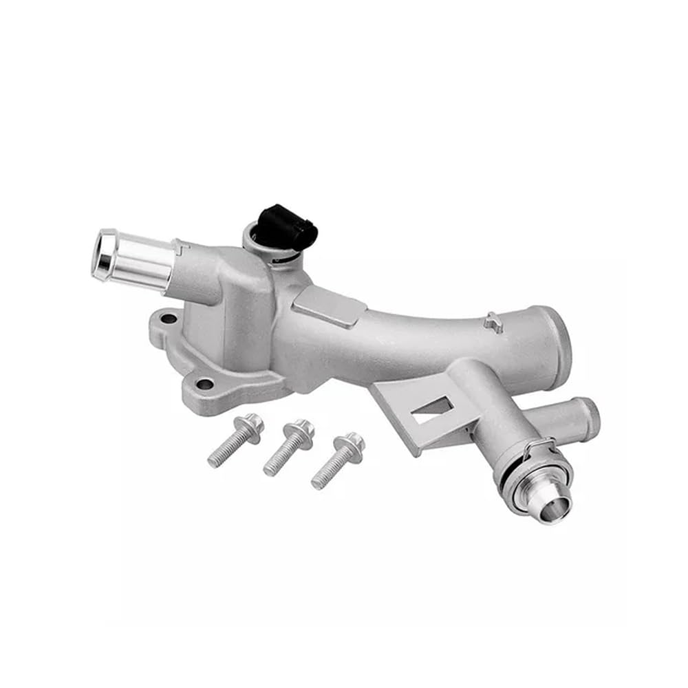 Kühlmittelthermostatgehäuse, Wasserauslass und Einlassschlauch, kompatibel mit Sonic Trax Encore 1.4L 25193922 13251447(Thermostat Housing) von mGFWZK