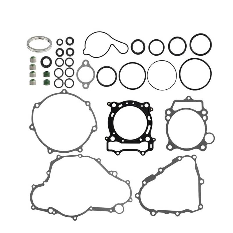 Motor-Kurbelgehäuse-Zylinder und Dichtungssatz am unteren Ende für 2004–2009 YFZ450 YFZ 450 175 450 ATV, kompatible Ersatzteile von mGFWZK