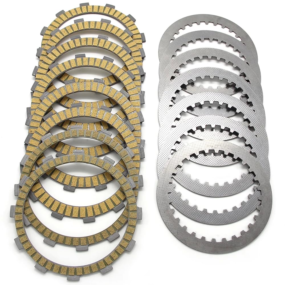 Stahlscheibenkupplungs-Reibplatten Kompatibel mit CB1100 CB1100NA AC AD EX Gussräder und XL1000V Varadero 3-Kolben-Bremssättel von mGFWZK