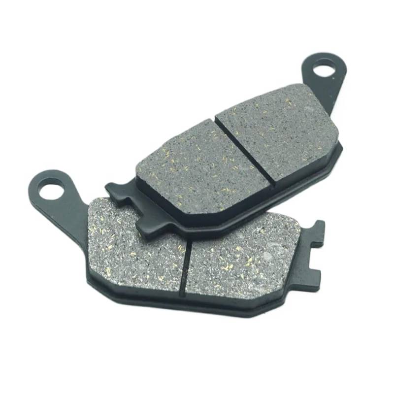 Vorne und Hinten Bremsbeläge Kit Kompatibel mit CB 900 F2 F3 F4 F5 F6 F7 Hornet CB900F 2002-2007 Motorrad Teile(Rear Brake Pads) von mGFWZK