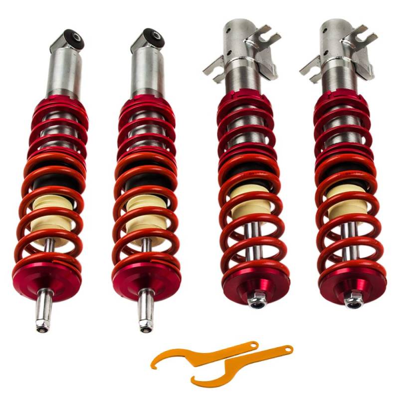 maXpeedingrods Gewindefahrwerk Schraubfahrwerk Coilover für Golf 1 Cabrio für Jetta 1 Scirocco von maXpeedingrods