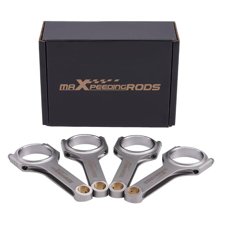 maXpeedingrods H-Schaft Pleuel Pleuelstangen für A3/S3/RS3 für VW Golf MK, 4 Stück H-Träger-Pleuelstangen für Seat Leon 1M1 1999–2006 von maXpeedingrods