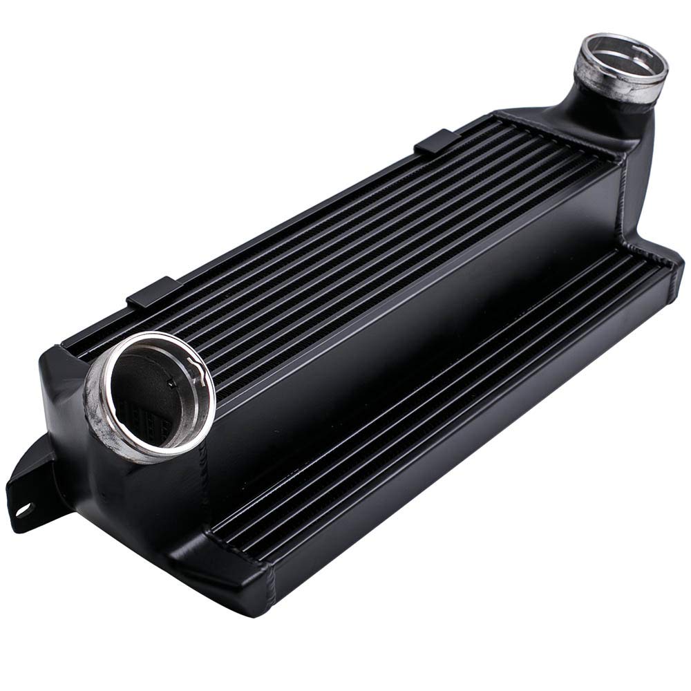 maXpeedingrods Ladeluftkühler für 1ER 3ER Z4 3,0l 306PS - 340PS / N54- N55 24V Biturbo intercooler Aluminiumlegierung Kühler Schwarz von maXpeedingrods