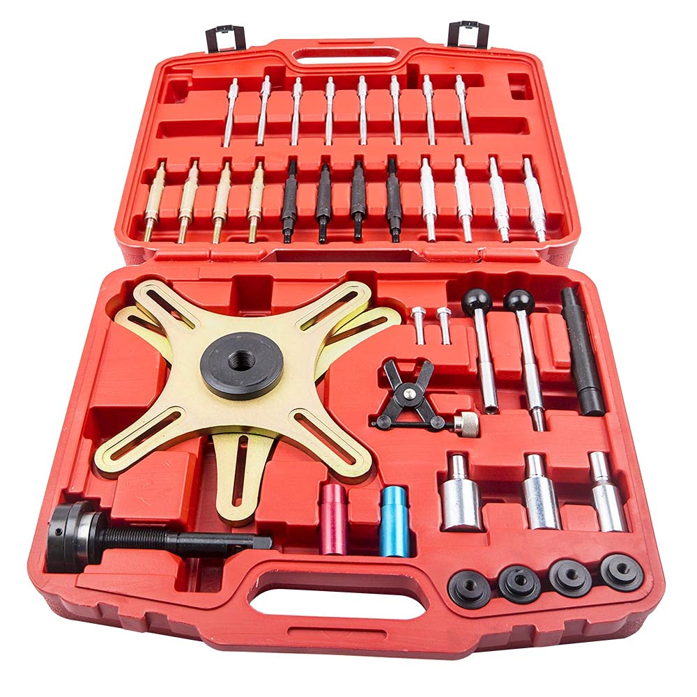 maXpeedingrods Motor Einstellwerkzeug Arretierwerkzeug 38-tlg. Kupplungswerkzeug Montage Zentrierwerkzeug Zentriersatz Für V70III Universal Self-Adjusting Clutch Alignment Setting Tool Kit von maXpeedingrods