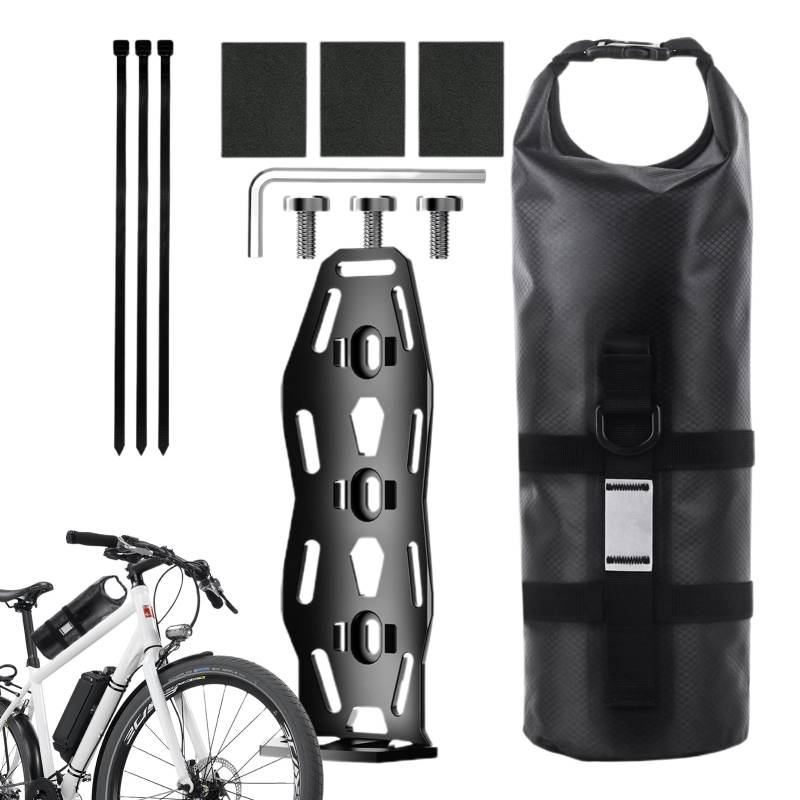 macto Fahrradgabeltasche, Schultertasche für Fahrradtasche | wasserdichte Seitentaschen und Gepäckträgertaschen 5 Liter, Fahrradtasche vorne mit Reflektorstreifen von macto