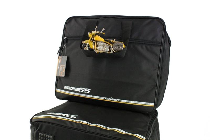 made4bikers Promotion-Bag: Koffer Innentaschen passend für BMW R1200GS-LC (K51) ADVENTURE ab Bj. 2014 (R1200 GS LC) mit ALU-Koffern von made4bikers