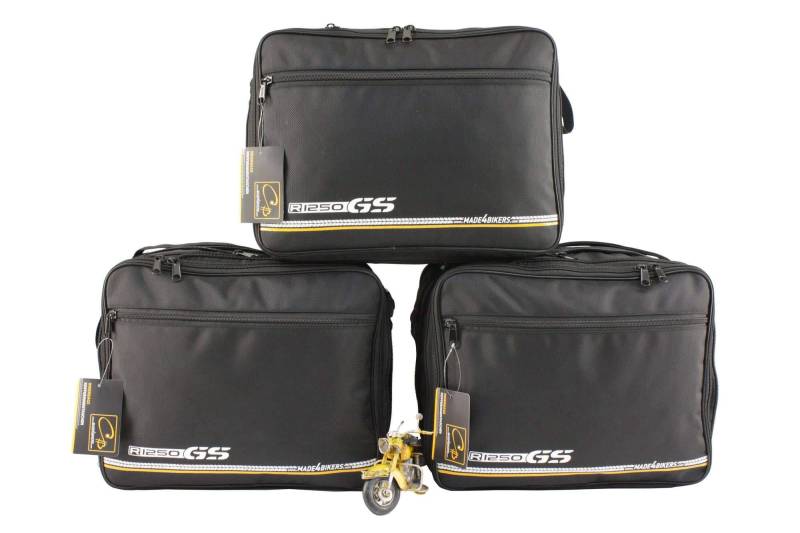 made4bikers Komplett Set Innentaschen TopCase und Koffer passend für BMW R1250GS R1250 GS LC ab 2018- (K50) von made4bikers