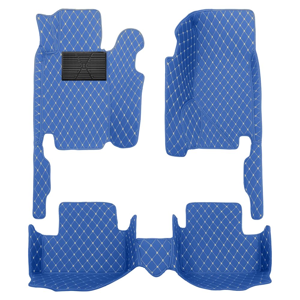 Auto Fußmatten für Infiniti G Series 2Door Coupe 2010-2013, Allwetter Fussmatten Set Zubehör Fußmatte,Blau(Tatsächliches Aufnahmebild) von maiqiken