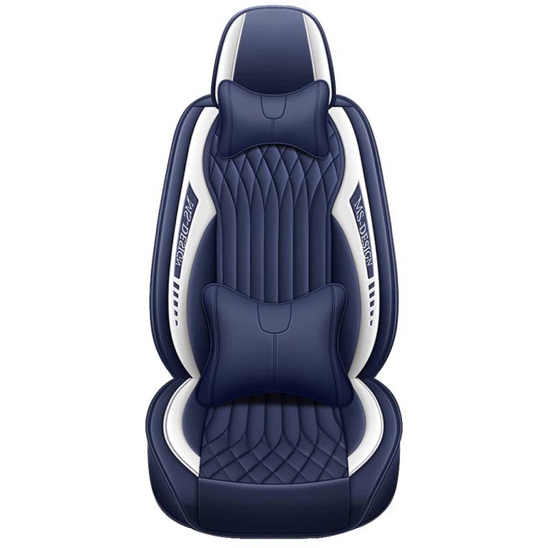 maiqiken Sitzbezug Für VW for Volkswagen Tiguan 2009-2024 Komplettset 5 Sitze Allwettereinsatz Autositzbezug Blau von maiqiken