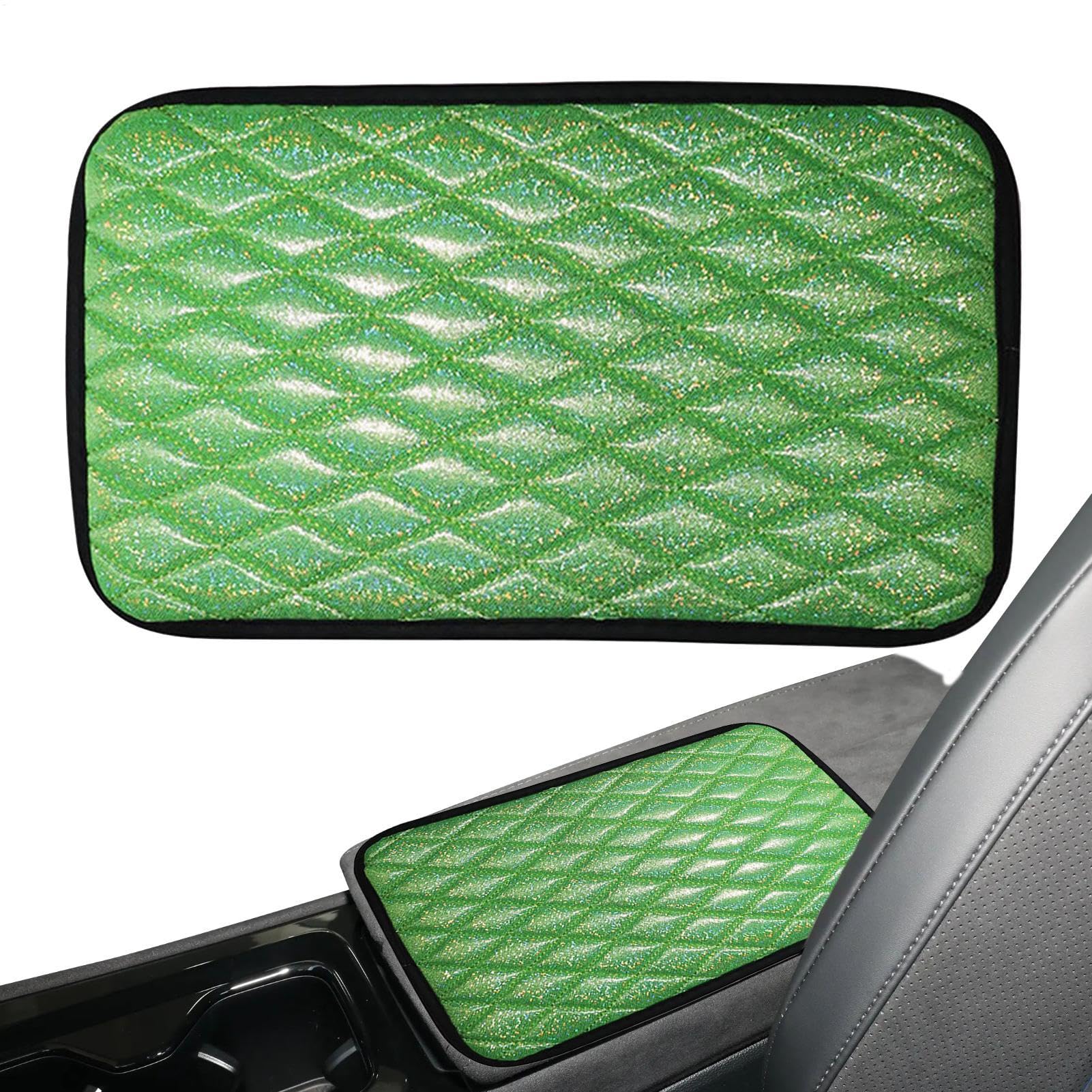 manhegari Armruhepad für Auto, Auto Armlehnenpolster - Stylish Automotive Middle Consoles Cushion,Einfach zu installierende Autoladel -Sitzbox -Beschützer für Limousine, SUV, RV, LKW von manhegari