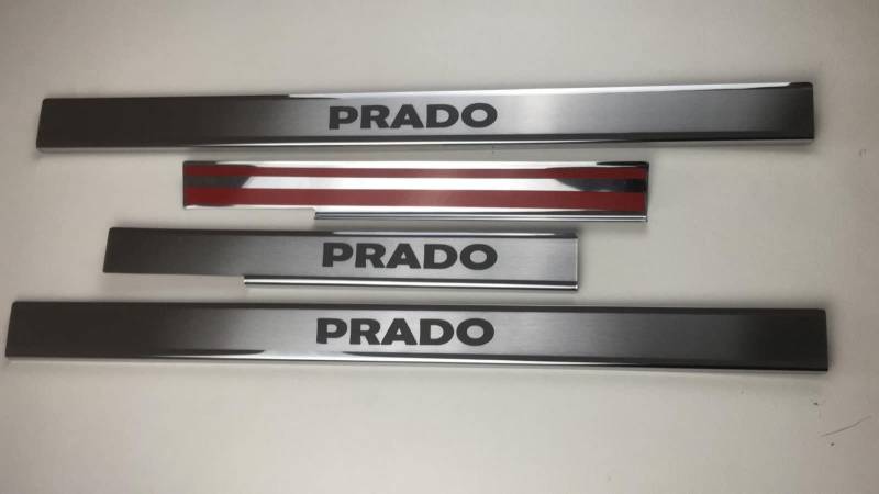 manox für Land Cruiser Prado 150 2009+Einstiegsleisten Türschutz 4 Stk Chrom Edelstahl von manox