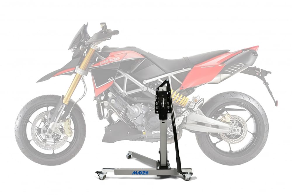 MAX2H Zentralständer EVOLIFT für Aprilia DORSODURO SMV 1200 (2011-2016) - grau von max2h