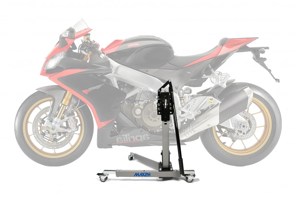 MAX2H Zentralständer EVOLIFT für Aprilia RSV4 Factory (APRC/ABS) (2013-2014) - grau von max2h