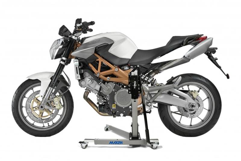 MAX2H Zentralständer EVOLIFT für Aprilia Shiver 750 SL (2007-2016) - grau von max2h