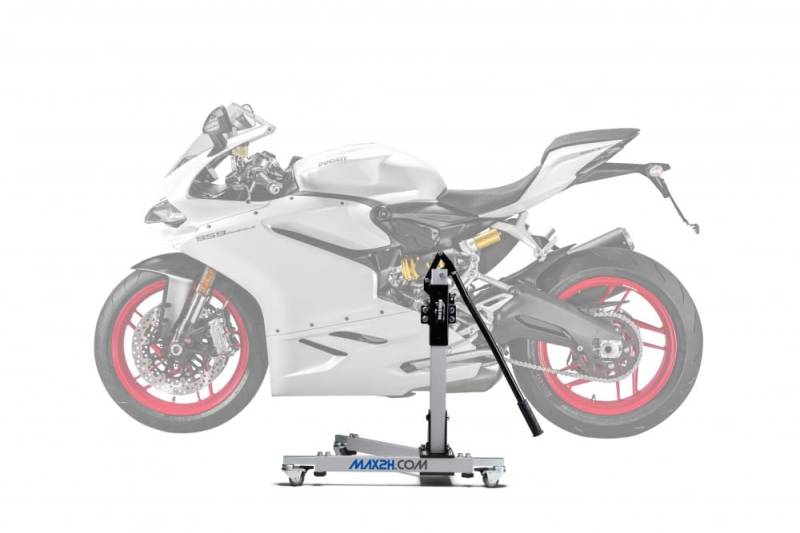 MAX2H Zentralständer EVOLIFT für Ducati Panigale 959 Corse (2018-2019) - grau von max2h