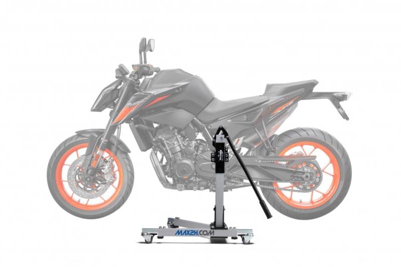 MAX2H Zentralständer EVOLIFT für KTM 790 Duke (Euro 4) (2018-2020) - grau von max2h