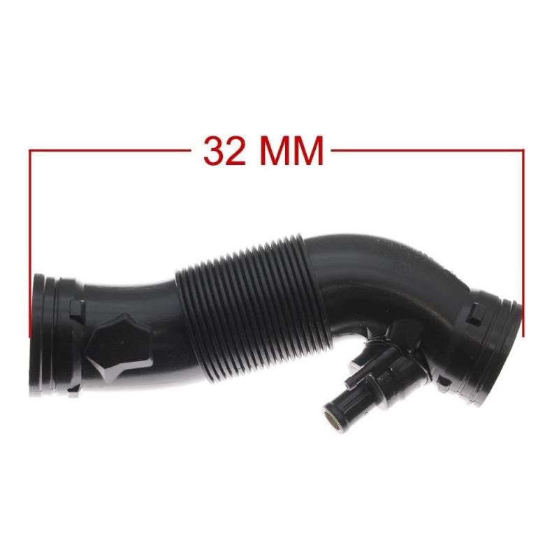 Ansaugschlauch für Kfz-Luftfilter 1J0129684AL 1.6L Luftfilter Ansaugschlauch/Passend for Audi A3 Seat Leon Toledo II Skoda Octavia I VW GOLF BORA 1J0 129 684 AL Air Filter Intake Hose(32MM) von mcctrwwb